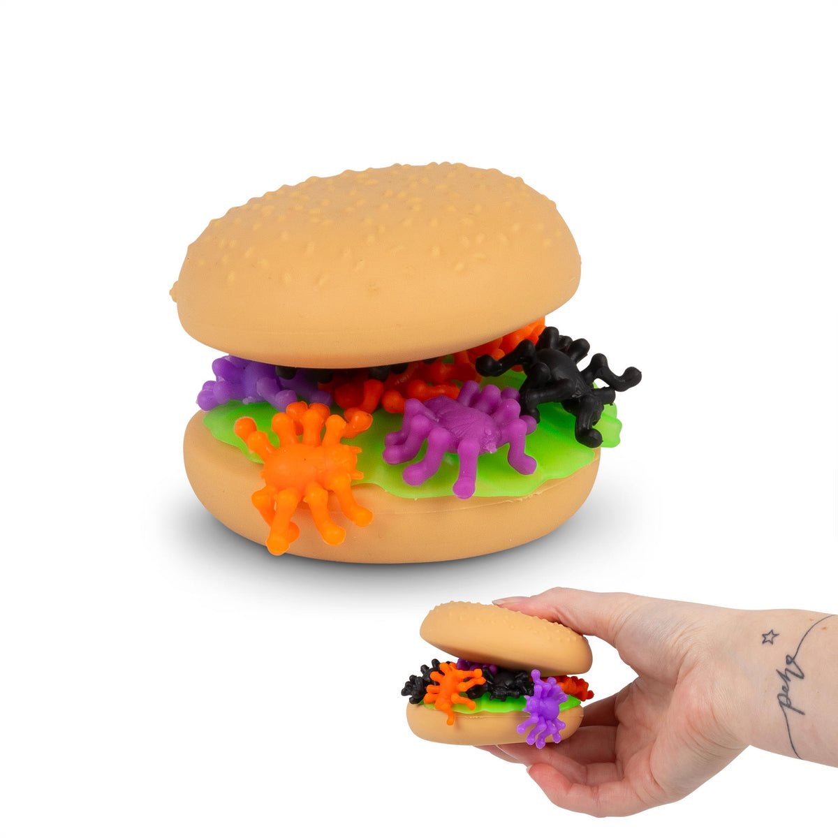 Scrunchems Spider Burger squishy