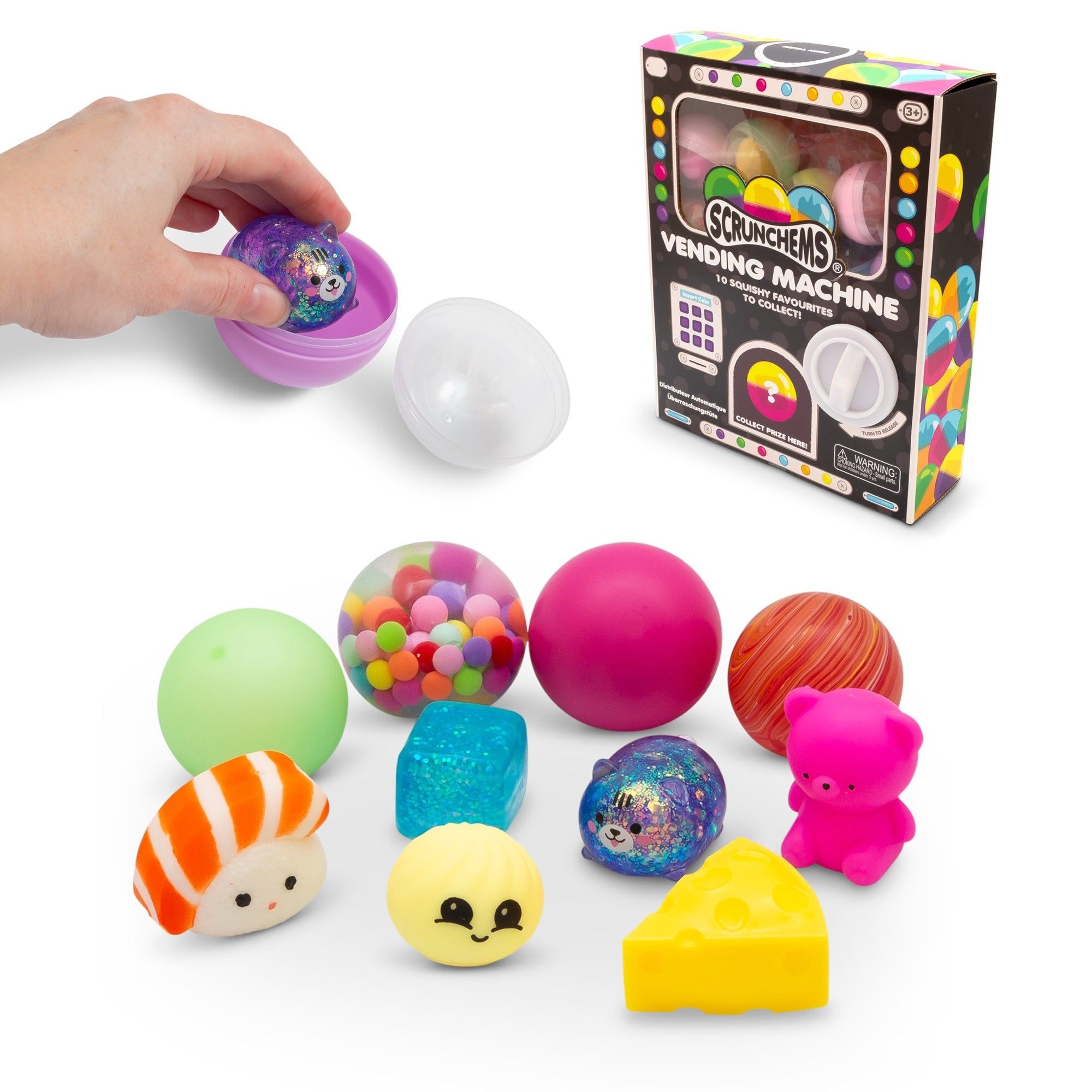 Scrunchems Vending Machine Mystery Squishy – Blind Box Ships August