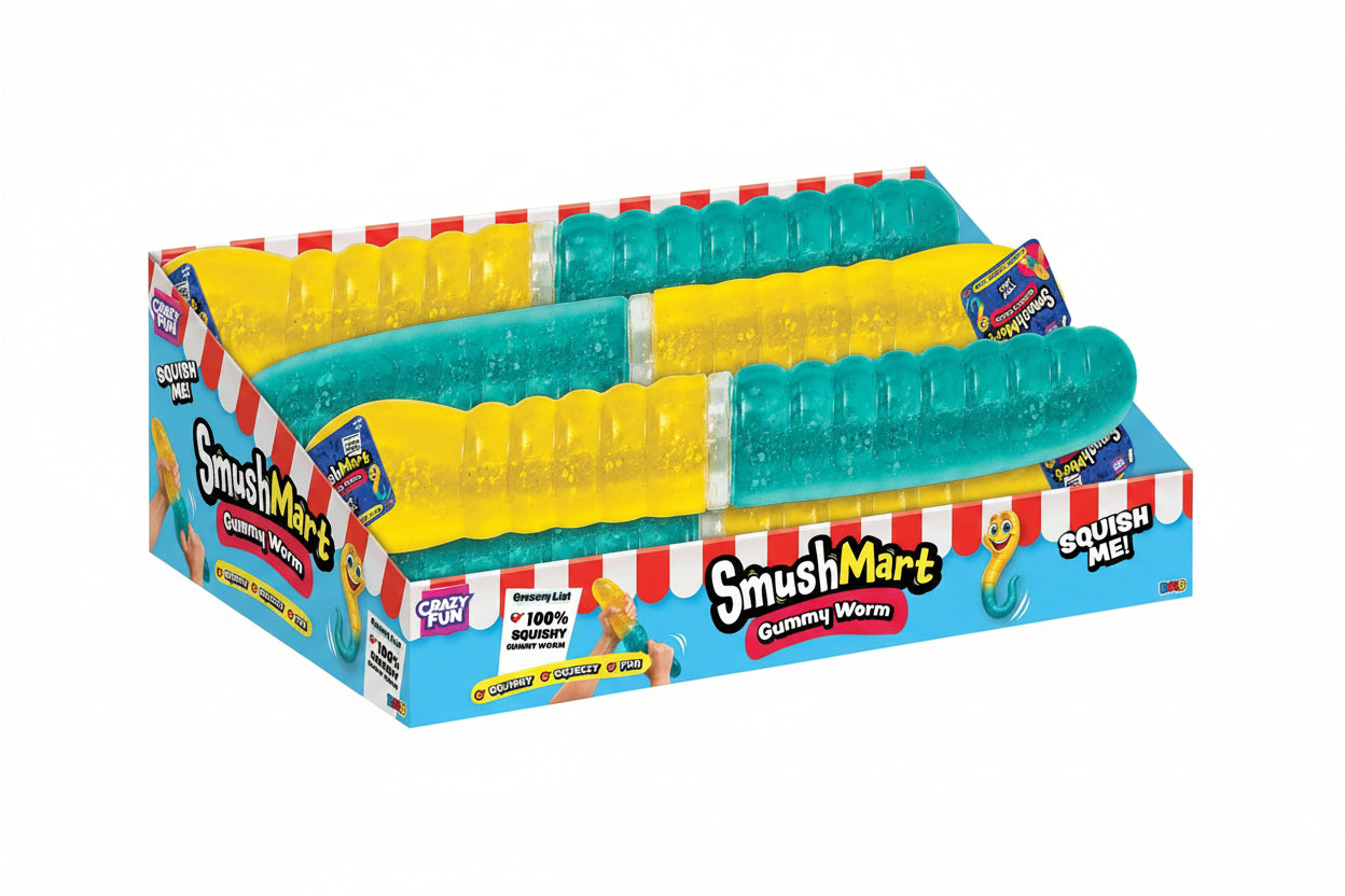 SmushMart™ Gummy Worm Squishy PRE-ORDER
