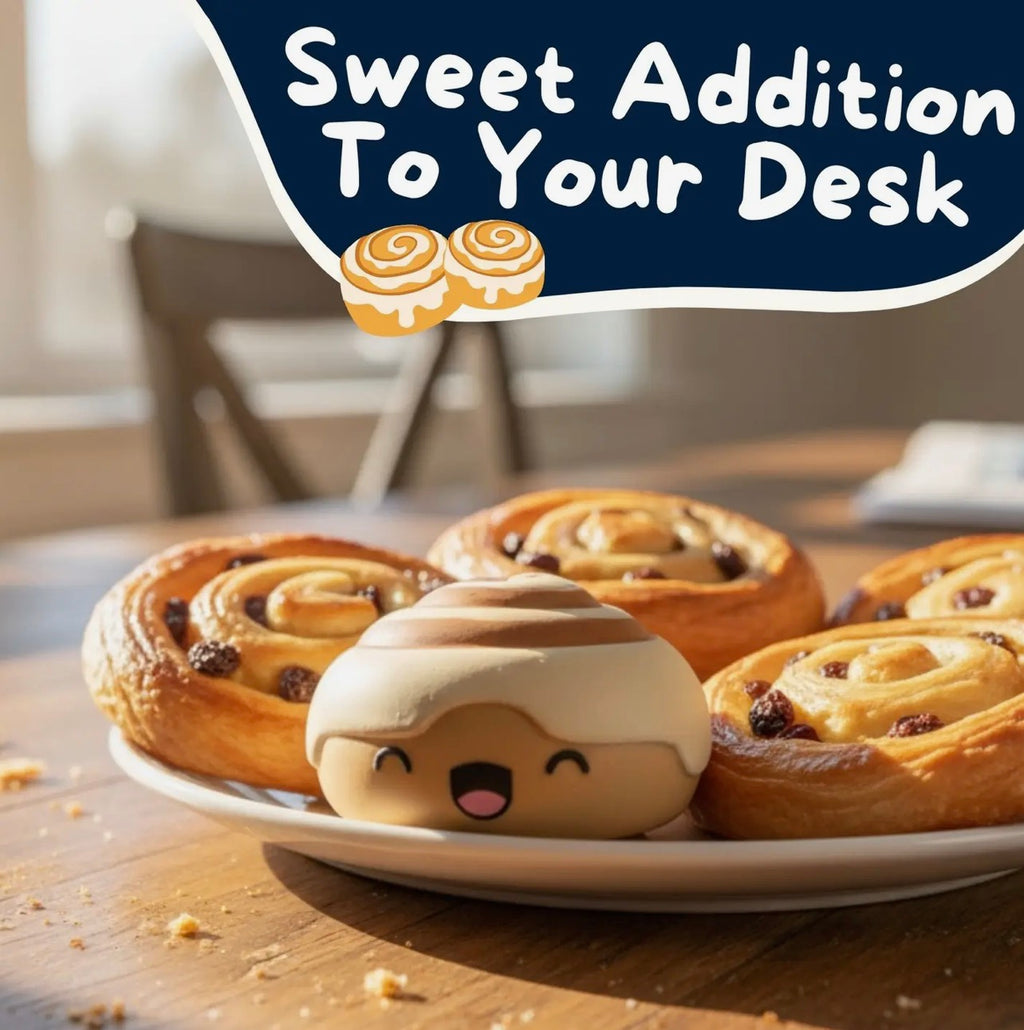 Nice Buns Cinnamon Roll Squishy – Cinnamon Scented