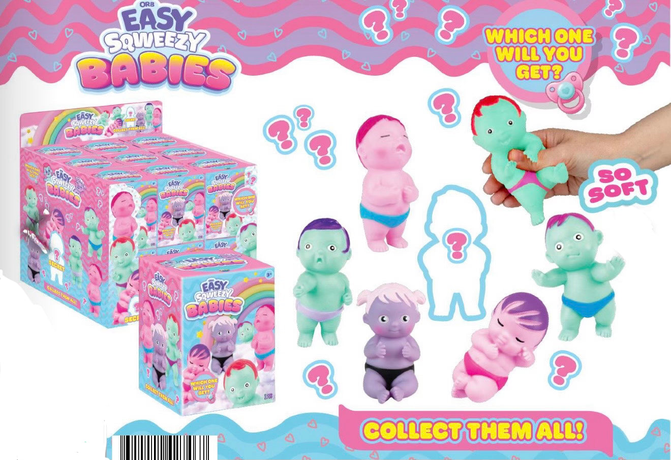 ORB Easy Sqweezy™ Babies Mystery Blind Box