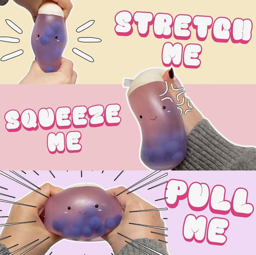 Boba Squish-Tea Stress Toy – Vanilla Scented