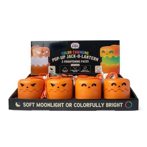 Color-Changing Pop-Up Jack-O’-Lantern Light